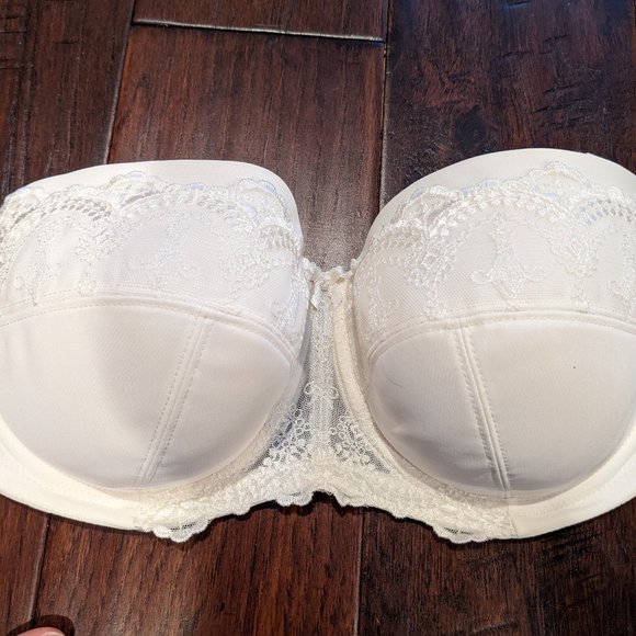 Panache White Strapless Bra 30F - Picture 1 of 8